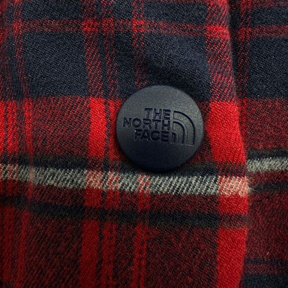 The North Face 700 Down Puffer Vest Jacket Womens Size XS Red Blue Zip Pockets - Picture 9 of 14